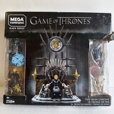 Mega Construx Game of Thrones Iron Throne GKM68 258pc NEW Damaged Box picture