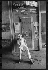 Photo:Muskogee Oklahoma 1939 Man at Cleo Cola Ice Shop FSA Photo picture