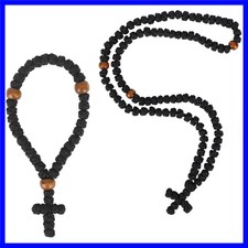2pcs Christian Orthodox Prayer Rope with Cross Knot, Chotki Polyester Thread ... picture