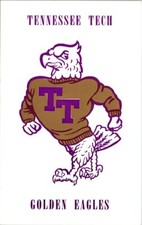 VINTAGE TENNESSEE TECH GOLDEN EAGLES COOKVILLE MASCOT Collegiate Postcard 1961 picture
