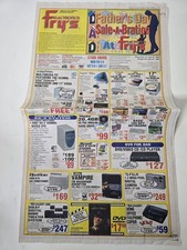 2000 Fry's Father's Day Ad Apple iMac Linux Nintendo Myst DVD Foldout Ad picture
