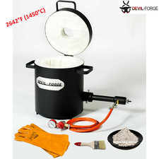 DEVIL-FORGE FB2Mb–10KG Gas Propane Furnace Foundry Forge Burner Kiln USA (NEW) picture