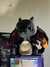 Pokémon Charizard Figure Black/Red/White Plastic Collectible With Protector picture
