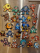 Mega Man Video Game Sprite 3D Printed Magnet picture
