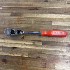 PROTO Tools 5257L 3/8” Drive Indexable Ratchet with Red Handle, USA Made picture