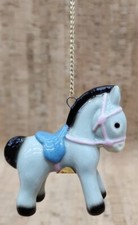 RARE Renaker Brazel Beachstone Donkey Hanging Ornament C-3385 Fall 1984 Collec picture