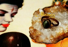 Antique Powerfull Become Rich Attract Money 8888 Spells Handmade Silver Ring  picture