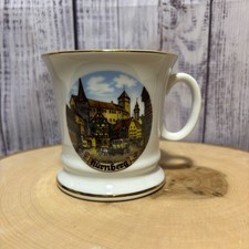Vintage Nürnberg Germany Souvenir Mug Theo Rüb Bavaria Gold Rim picture