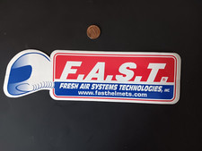 VINTAGE FAST Sticker Decal  ORIGINAL old stock picture