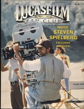 1989 LUCASFILM FAN CLUB Official Mag #8 STEVEN SPIELBERG Exclusive INTERVIEW picture