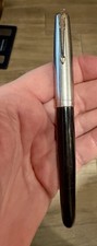 VTG 1941-1943 PARKER 51 Blue Diamond Vacumatic Fountain Pen & Mech Pencil 14K F picture