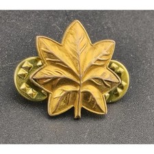 Vintage Hilborn-Hamburger 1/20 10K GF Major Gold Oak Leaf Rank Pin SER 135 Korea picture