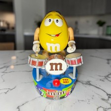 M&M's Yellow Character Drummer Animated Musical Figure Yellow Works picture