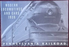 Vintage 1939 Pennsylvania Railroad Brochure 🚂 Modern Locomotives S-1 Steam picture