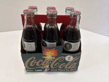 JULY 1995 Atlanta Olympic Coca Cola Coke 6 Pack One Year To Go picture