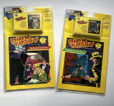 Disney Dick Tracy Comic Book and Audio Cassette Vintage Original Lot of 2 Sealed picture