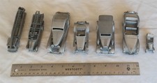 Lot of (7) Vtg The Danbury Mint PEWTER Car models Hispano Mercedes Lincoln Chevy picture