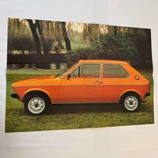 Audi 50 Poster Sales Brochure Catalog Advertising 1974 1975 GERMAN picture