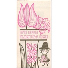 Vintage Macon Georgia Feed & Seed Store Bulb Planting Pamphlet Dutch Tulip Ad picture