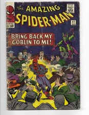 Amazing Spider-Man 27 1965 Marvel Comics G/VG 3.0 5th Green Goblin Crime Master picture