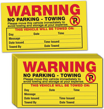 Parking Violation Stickers - 50 Pack, 5