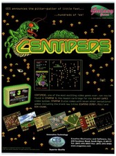 JOB LOT 5x Original NOS Centipede Arcade Flyers Wholesale Dealer Bulk Lot picture