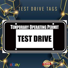 Test Drive Dealer Plate Tag picture