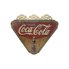 1930s Kay Displays Wood Coca Cola sign. picture