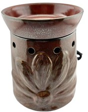 New Scentsy Boho Chic Warmer Wax Melt Ceramic Flower Unused Full Size RETIRED picture