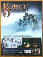 Kohan: Ahriman's Gift PC 2001 Vintage Print Ad/Poster Art Official Big Box Promo picture