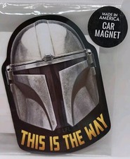 Disney Star Wars Mandalorian This Is the Way Vinyl Car Magnet picture