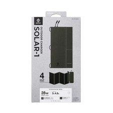 ELECOM Solar Charger NESTOUT SOLAR-1 4 Panels 28W Olive MPA-NEST-S014OV From JP picture
