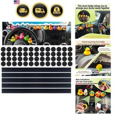 52Pcs Duck Holder for Jeep,Rubber Ducks Mount for Jeep Dash picture