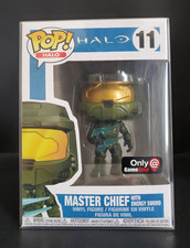 Funko Pop Halo Master Chief with energy sword GameStop Exclusive w/ Protector picture