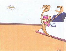 Ren & Stimpy Original 1990 Animation Art Nick Production Cel Screaming picture