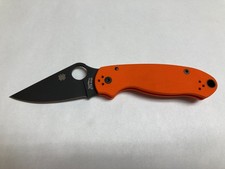 Spyderco Para 3 CTS-XHP DLC Orange G-10 223GPORBK picture