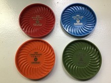 Rare Mopar Chrysler Corporation Drink Coaster 4 Piece Set New Multicolor picture