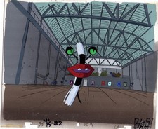 Aaahh Real Monsters Original Production Background & Cel Nickelodeon 1990s picture