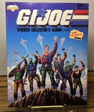 1986 G.I. Joe Sticker Album Diamond Hasbro Unused NOS Mint w Top Secret Decoder picture