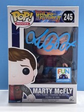 Funko Pop BACK TO FUTURE - MARTY McFLY fun excl. #245 SIGNED AUTHENTICATED COA picture
