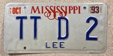 TT D 2 Vanity License Plate Vintage Transport Tycoon Deluxe Game  picture