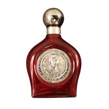 VTG Dante Centurion 1965 Men's Cologne Bottle EMPTY Red Glass 6 OZ Bottle picture