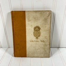Vintage 1895 (Vol 2) The Cactus Yearbook University of Texas Austin Very Rare picture