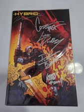 Hybrid #1 5x Signed Beyond Comix Exclusive with Kevin Tran Cover Art.  picture