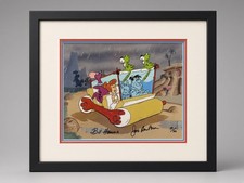 Flintstones Car Scene-Hanna & Barbera Signed Original Serigraph Cel 29/300 picture