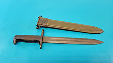 Rare Variant UTICA & PAL 1942 M1 Garand Rifle Bayonet Knife + Scabbard TR1945 picture