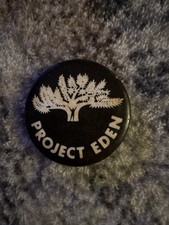Vintage Project Eden Promotional Pinback Button, Appx 1.25” picture