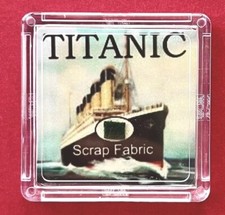 RMS Titanic Fabric, Authentic Artifact w/ COA. Real White Star Line WSL Relic picture