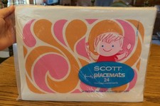 NEW Vintage 1967 Scott Company Paper Placemats 10.5